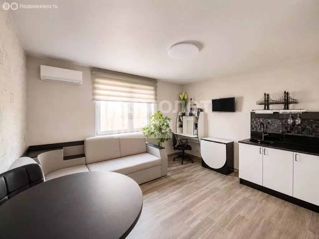 Квартира-студия: Домодедово, микрорайон Южный, улица Курыжова, 14 (24 ... - Фото 1