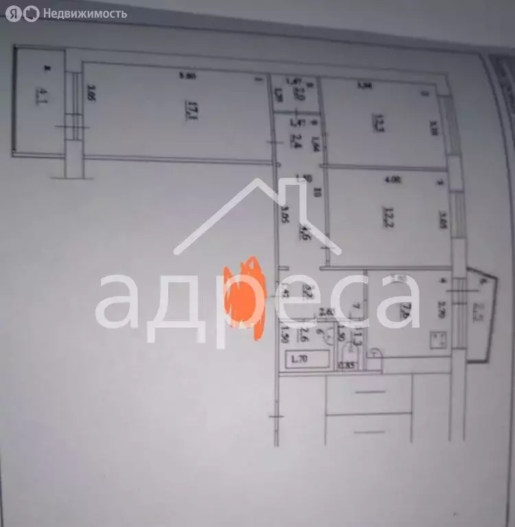 3-комнатная квартира: Самара, Пензенская улица, 54 (65.9 м) - Фото 2