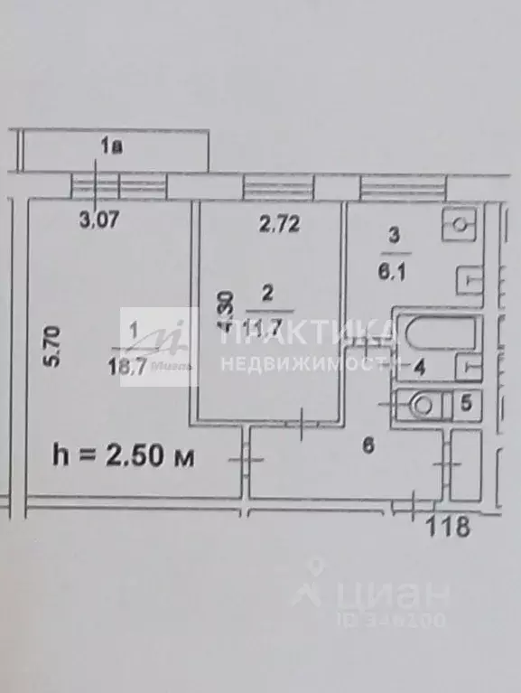 2-к кв. Москва ул. Молостовых, 19К2 (46.9 м) - Фото 1