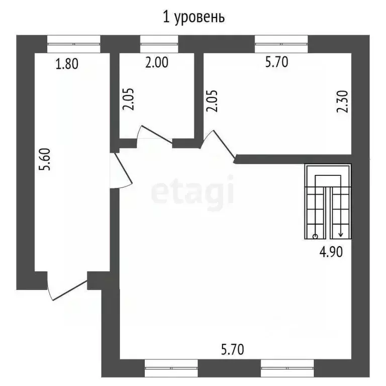 Дом в Тюменская область, Ишим ул. Большая Садовая, 4 (115 м) - Фото 1