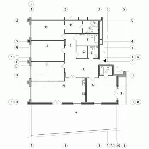 4-к. квартира, 227,5м, 2/7эт. - Фото 1