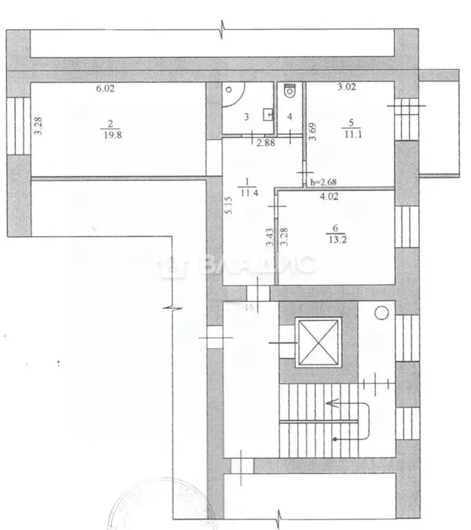 2-к кв. Амурская область, Благовещенск Зейская ул., 61 (60.6 м) - Фото 1