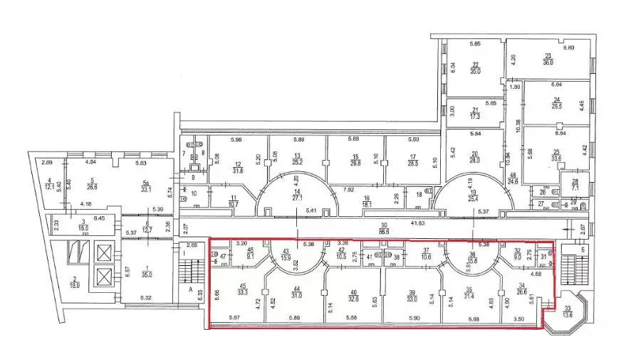 Офис в Москва Средний Тишинский пер., 8 (329 м) - Фото 0