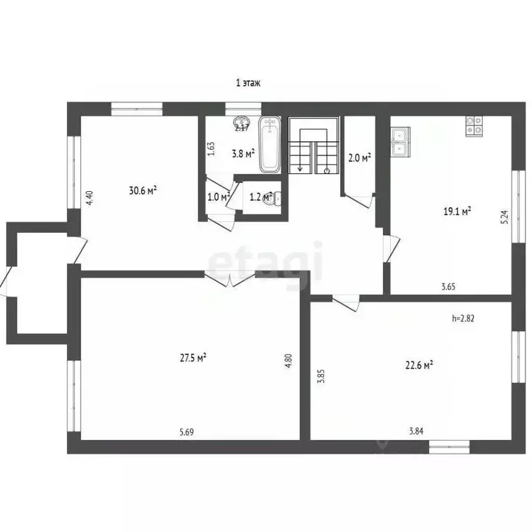 Дом в Татарстан, Альметьевск пер. Успенского, 1А (150 м) - Фото 2