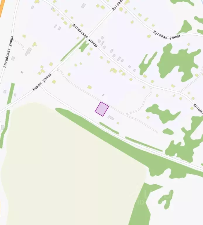 Участок в Алтайский край, Калманский район, с. Шадрино ул. Зеленая, 2А ... - Фото 1