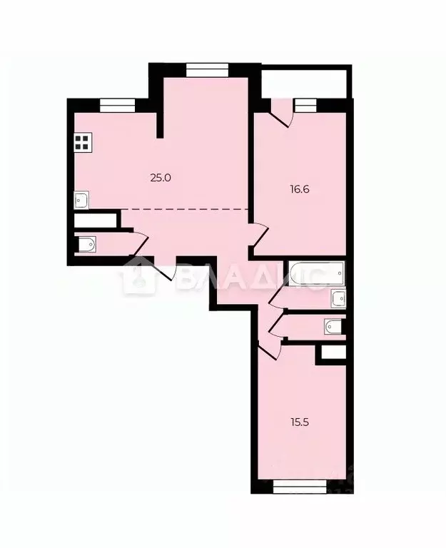 3-к кв. Санкт-Петербург пос. Парголово, Заречная ул., 37 (77.5 м) - Фото 1