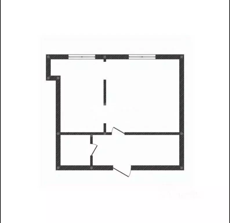 Студия Белгородская область, Белгород ул. Каштановая, 10 (27.0 м) - Фото 2