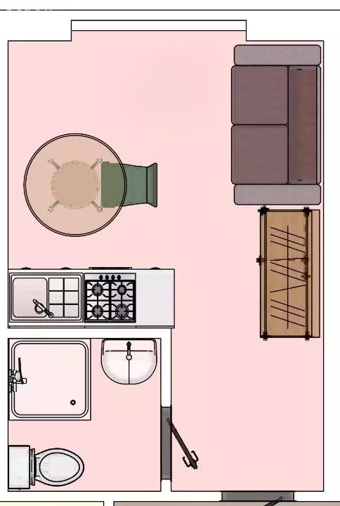 Квартира-студия: Москва, 6-я Радиальная улица, 7/1к2 (16 м) - Фото 1