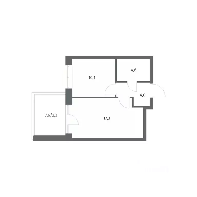 1-к кв. Ленинградская область, Ломоносовский район, Аннинское ... - Фото 1