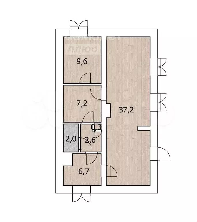 продам офисное помещение, 65.6 м - Фото 0