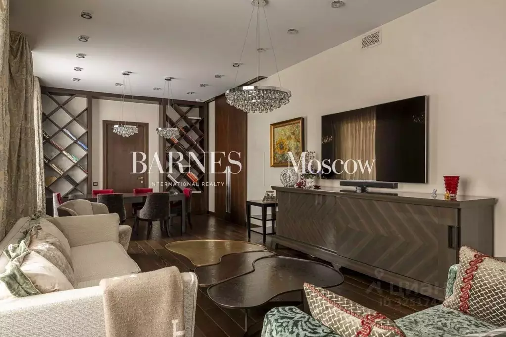 3-к кв. Москва Малый Новопесковский пер., 8 (102.0 м) - Фото 1