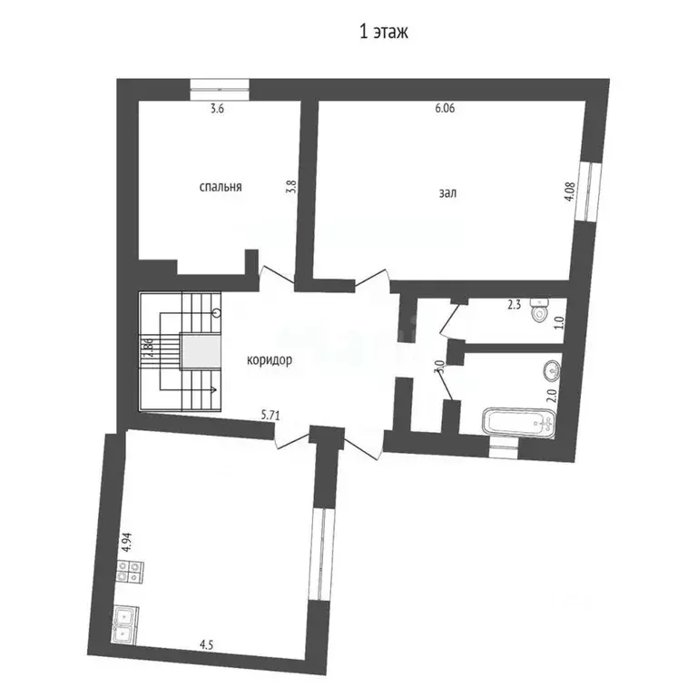 Дом в Крым, Симферополь ул. Братская (177 м) - Фото 0