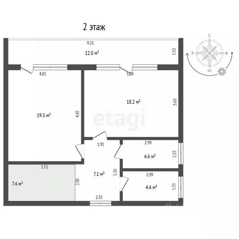 Дом в Крым, Ялта муниципальный округ, Краснокаменка пгт ул. ... - Фото 2