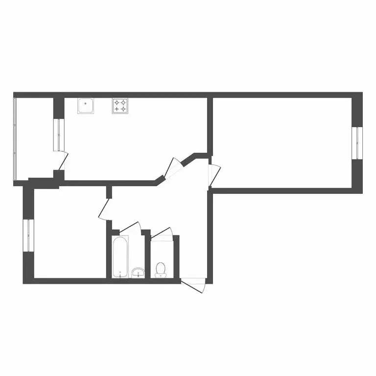 2-комнатная квартира: Тюмень, улица Максима Горького, 83 (81.3 м) - Фото 1