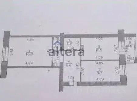 2-к кв. Татарстан, Казань ул. Чапаева, 25 (49.0 м) - Фото 2