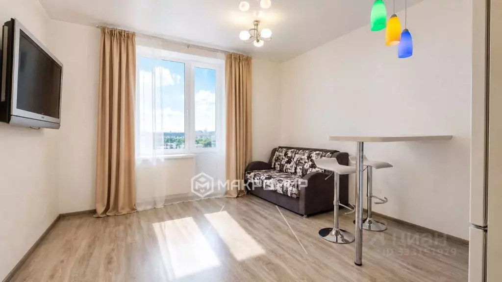 Студия Санкт-Петербург ул. Русановская, 19к3 (27.3 м) - Фото 1