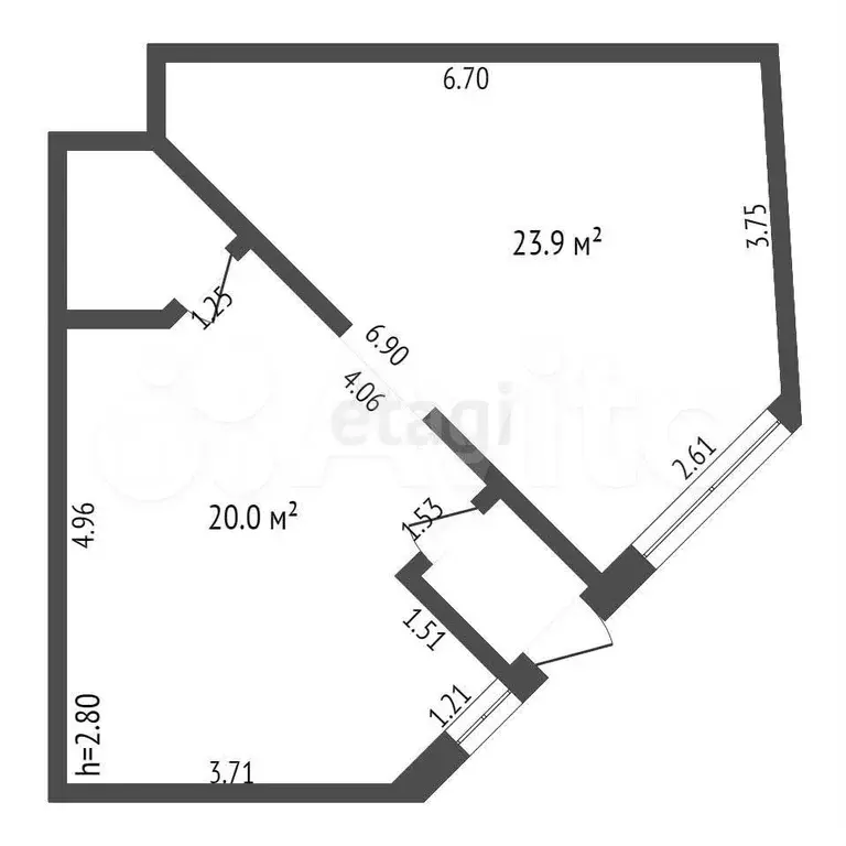 Продам помещение свободного назначения, 47.8 м - Фото 0