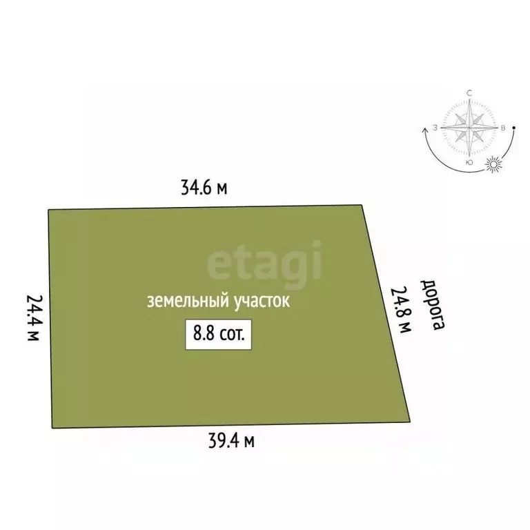 Участок в Крым, Симферопольский район, Добровское с/пос, с. ... - Фото 2