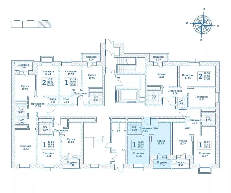 1-комнатная квартира: Монино, улица Генерала Ковачевича, 4 (37.7 м) - Фото 2