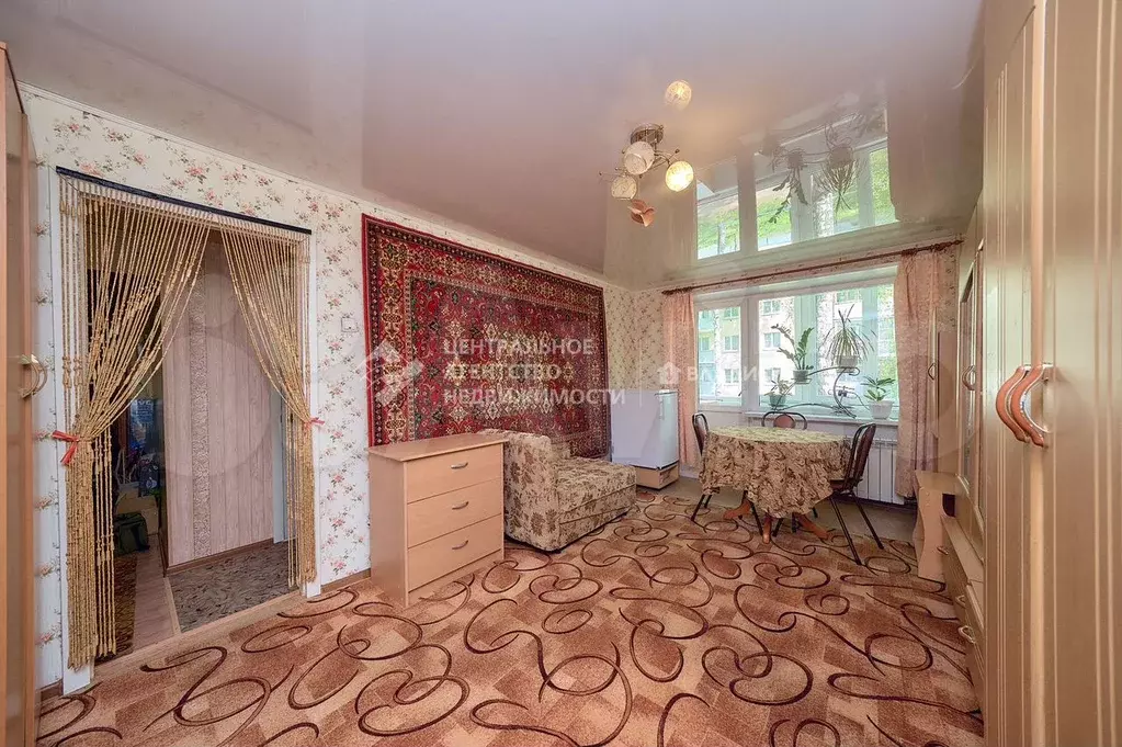 1-к. квартира, 31,7 м, 3/5 эт. - Фото 1