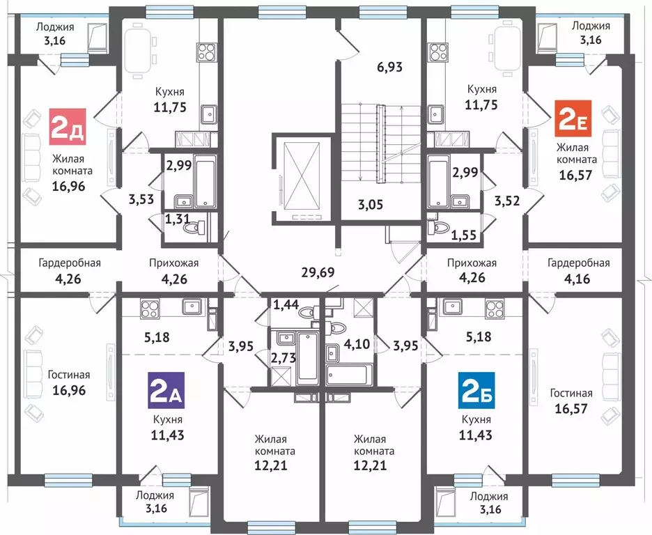 2-к кв. Марий Эл, Медведево городское поселение, Медведево пгт ул. ... - Фото 2