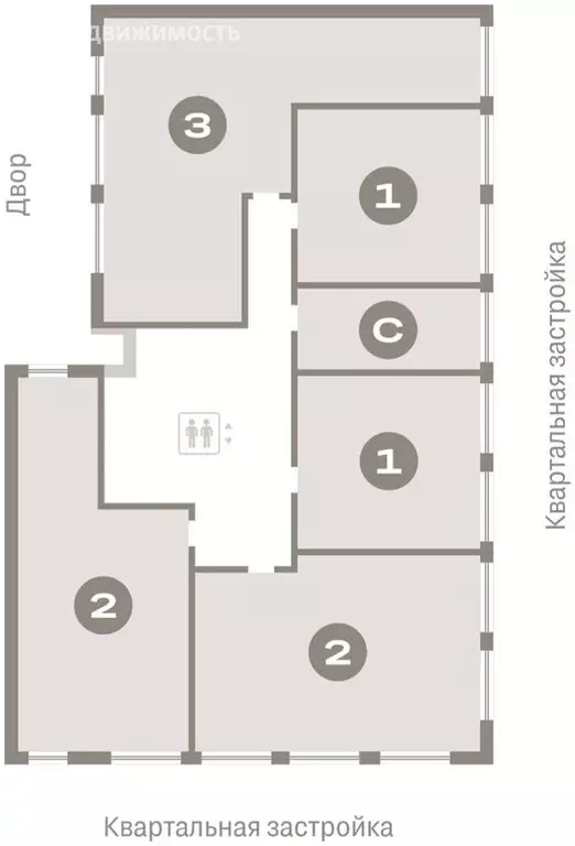 3-комнатная квартира: Тюмень, Мысовская улица, 26к1 (90.58 м) - Фото 1