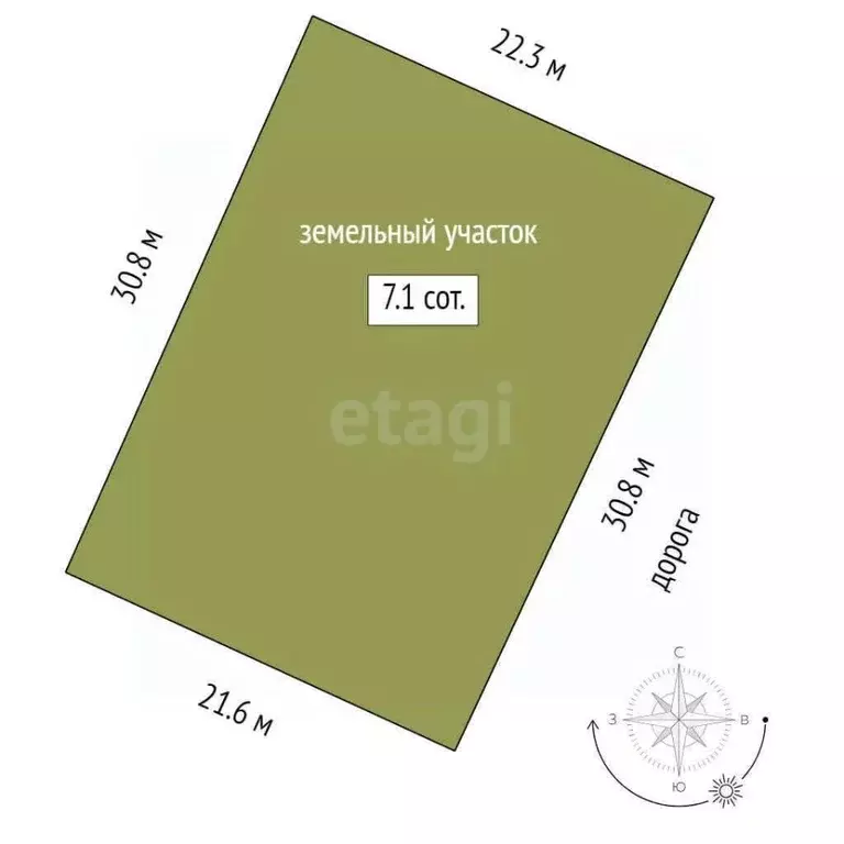 Участок в Тюменская область, Тюмень Зеленый Бор ДНТСН,  (7.1 сот.) - Фото 0