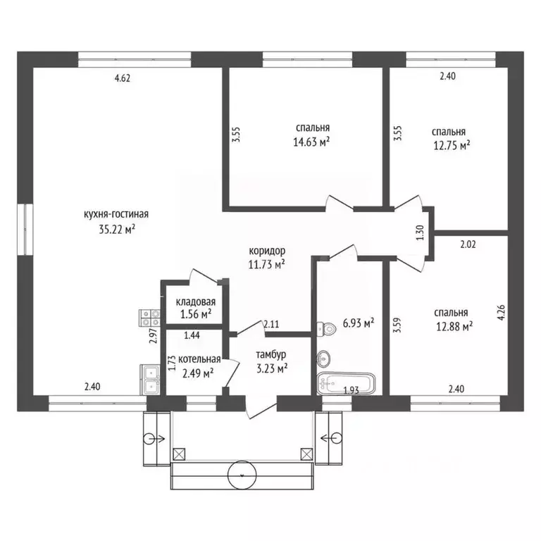 Дом в Тюменская область, Тюменский муниципальный округ, с. Перевалово, ... - Фото 2