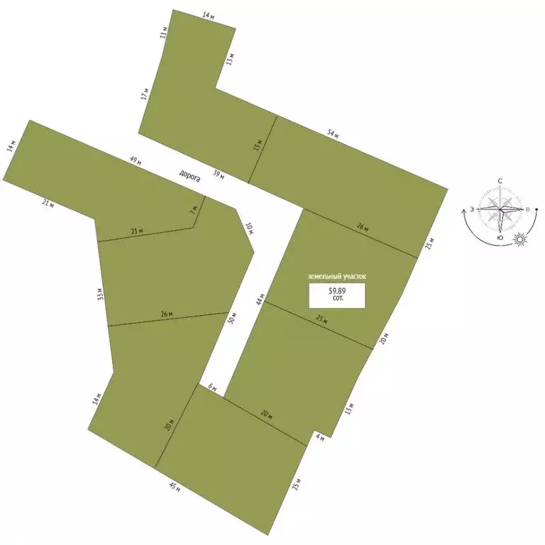 Участок в Краснодарский край, Северская ст-ца  (59.89 сот.) - Фото 2