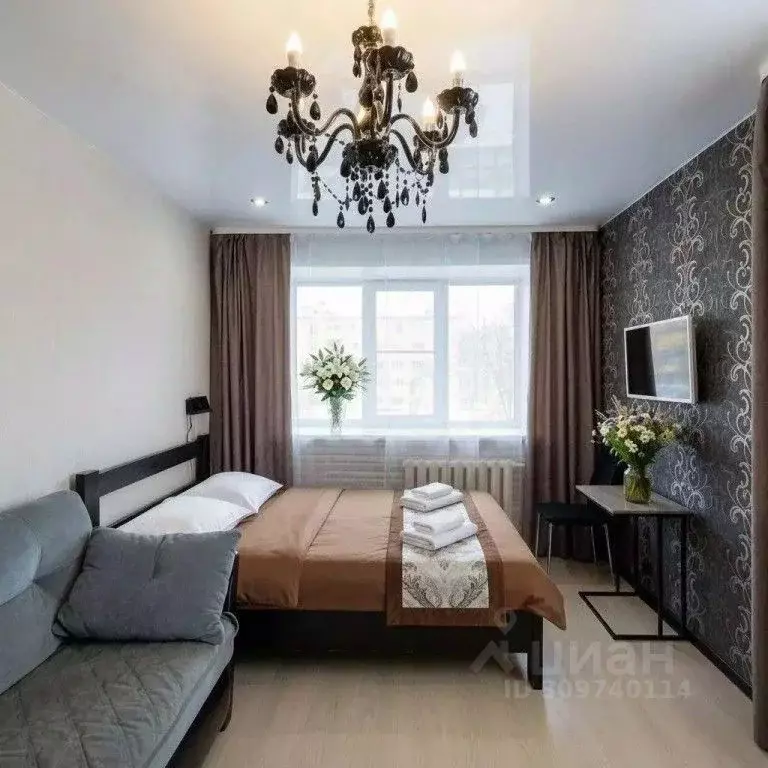 1-к кв. Башкортостан, Нефтекамск Комсомольский просп., 24 (33.0 м) - Фото 1