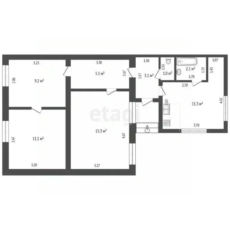 Дом в Севастополь ул. Ярославская, 42 (65 м) - Фото 2