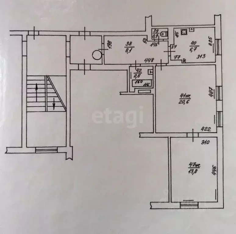 2-к кв. Калининградская область, Калининград ул. Пугачева, 9 (52.9 м) - Фото 2