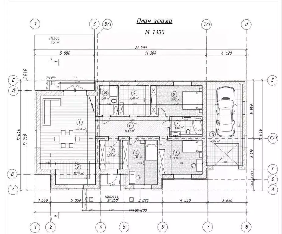 Дом в Тульская область, Тула городской округ, д. Татьево 17А (203 м) - Фото 1