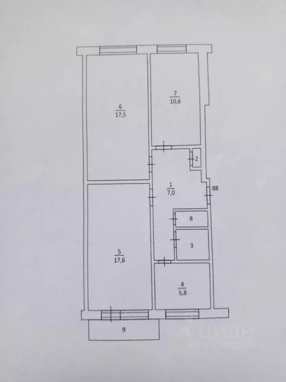 3-к кв. Московская область, Ленинский городской округ, пос. ... - Фото 0