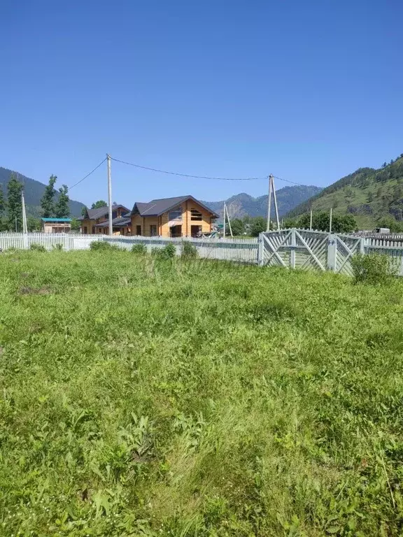 Участок в Алтай, Чемальский район, с. Анос Центральная ул., 41 (10.0 ... - Фото 1