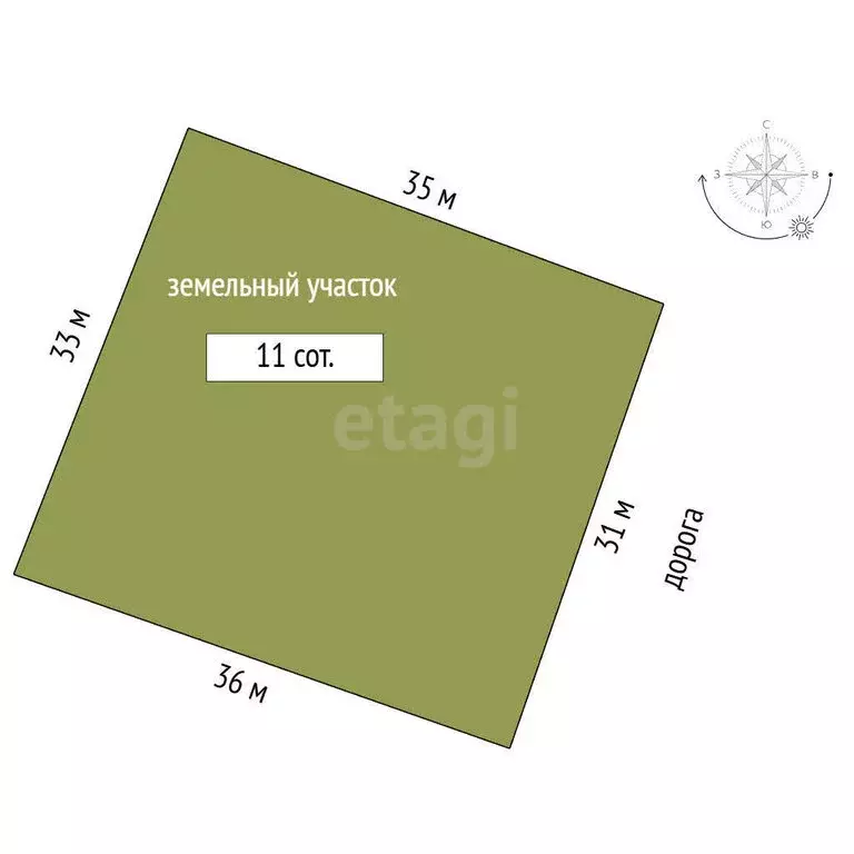 Участок в Красносельский район, Шолоховское сельское поселение, ... - Фото 1