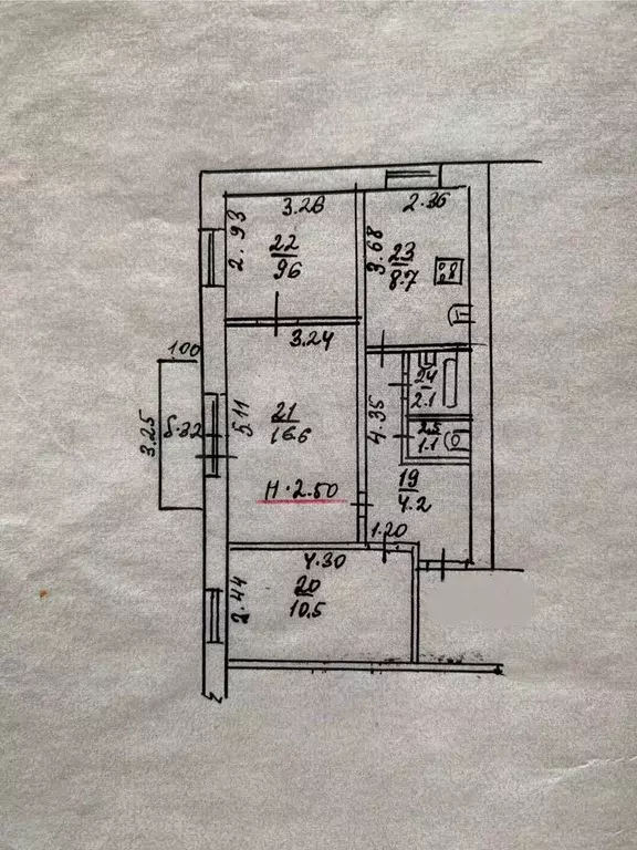 3-к. квартира, 60 м, 4/9 эт. - Фото 0