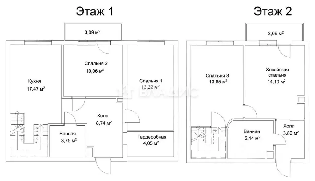 4-к кв. Московская область, Химки Сходня мкр, Вишневая ул., 3А (100.5 ... - Фото 2