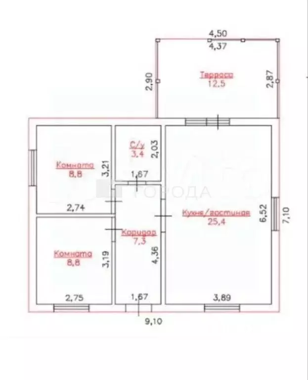 Дом в Алтайский край, Первомайский район, пос. Новый ул. Изумрудная, ... - Фото 2