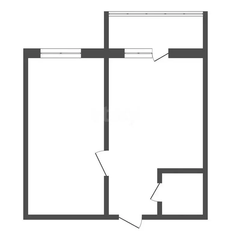 1к в 2-комнатной квартире (26.7 м) - Фото 1