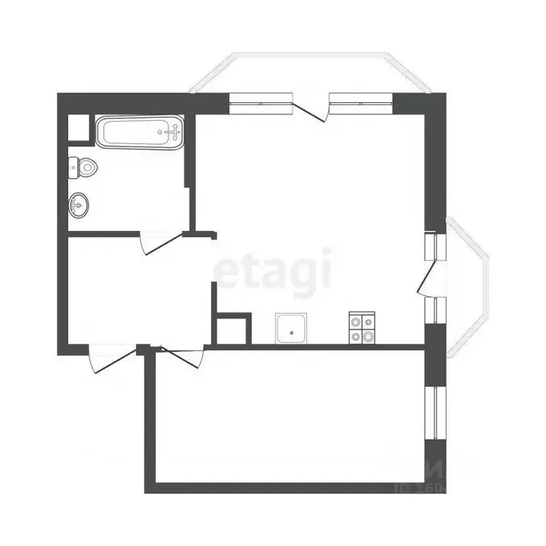 2-к кв. Московская область, Дмитров Рогачевская ул., 45 (54.6 м) - Фото 1