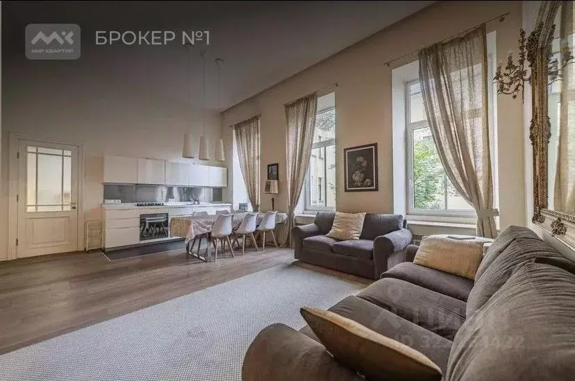 3-к кв. Санкт-Петербург наб. Реки Мойки, 40 (100.0 м) - Фото 2