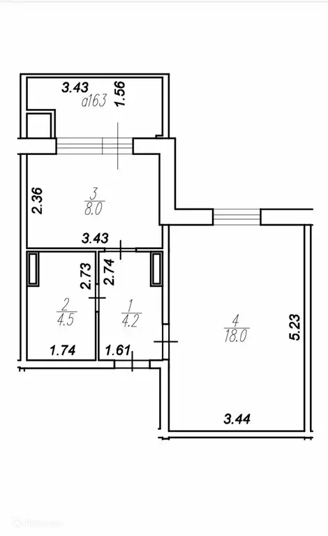 Продаётся 1-к квартира, 39 м - Фото 0