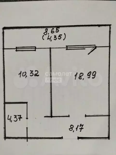 1-к. квартира, 41,9 м, 12/17 эт. - Фото 0
