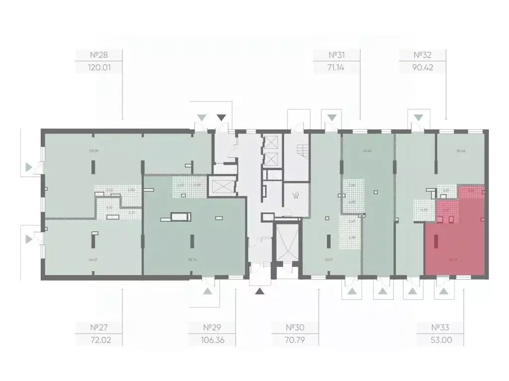 Помещение свободного назначения в Санкт-Петербург просп. Маршала ... - Фото 2