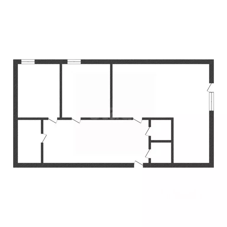 2-к кв. Курганская область, Курган Заозерный жилрайон, 1-й мкр, 35к1 ... - Фото 2
