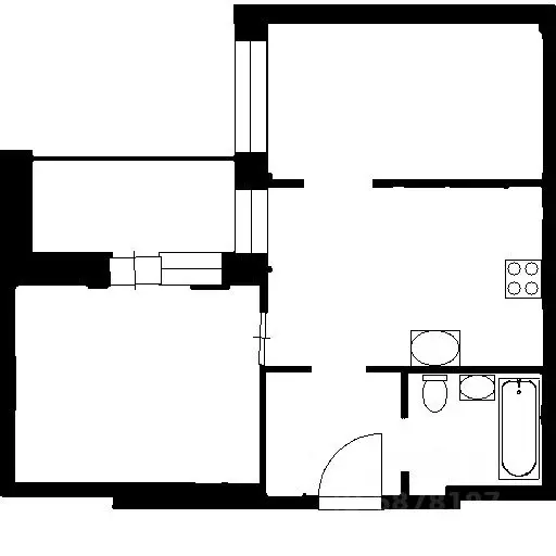 2-к кв. Санкт-Петербург Пулковское ш., 42к6 (50.0 м) - Фото 1