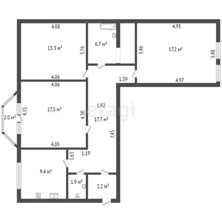 3-комнатная квартира: Колпино, улица Анисимова, 5к7 (87.9 м) - Фото 1