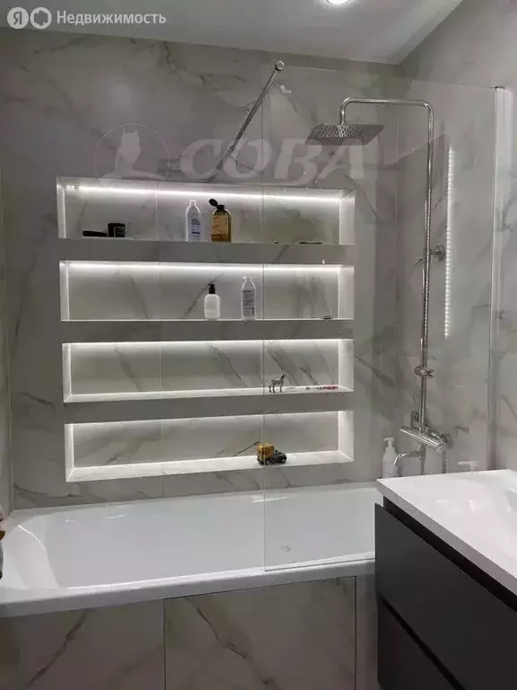 3-комнатная квартира: деревня Дударева, Тюменская улица, 3 (90 м) - Фото 1