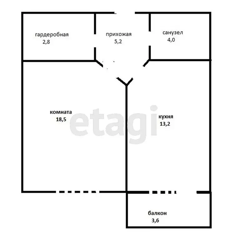 1-комнатная квартира: Анапа, Таманская улица, 121к10 (46.5 м) - Фото 1